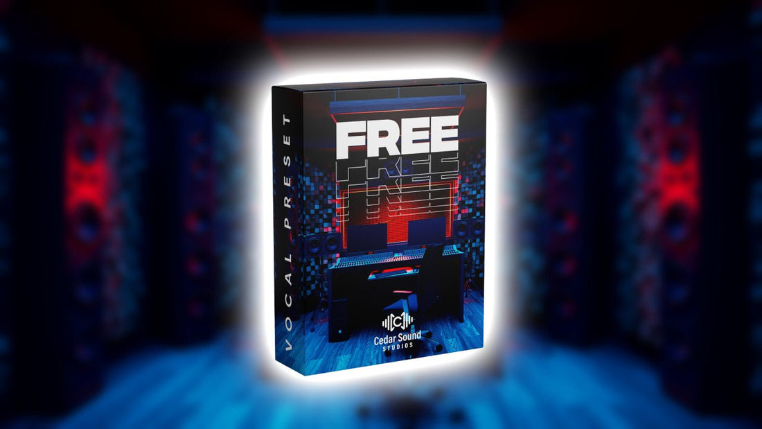 Studio with free vocal preset box artwork