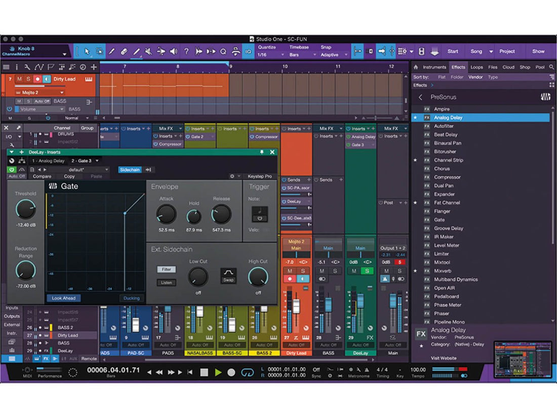 Studio One Vocal Routing: Bus Compression vs. Direct Insert Chains
