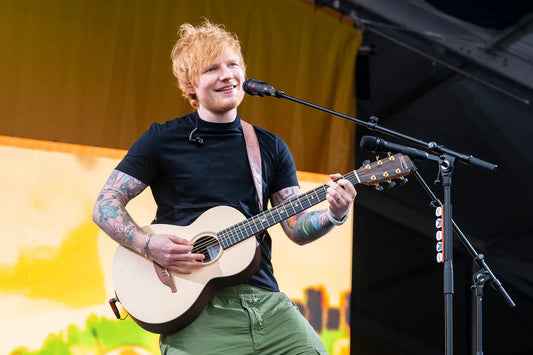 Ed sheeran playing guitar