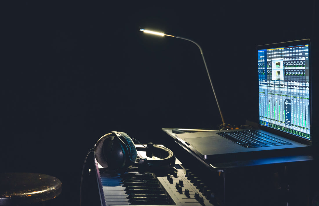 Music production studio live performance loop 