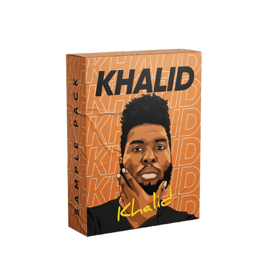 Khalid Sample Pack Box Artwork